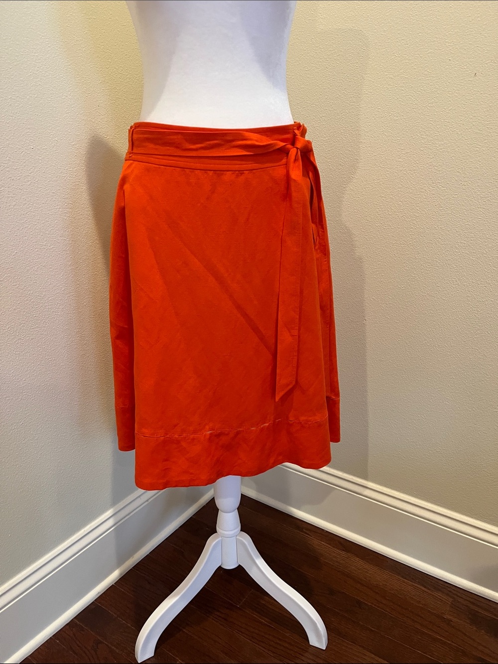 Women’s Bright Orange Wrap Skirt